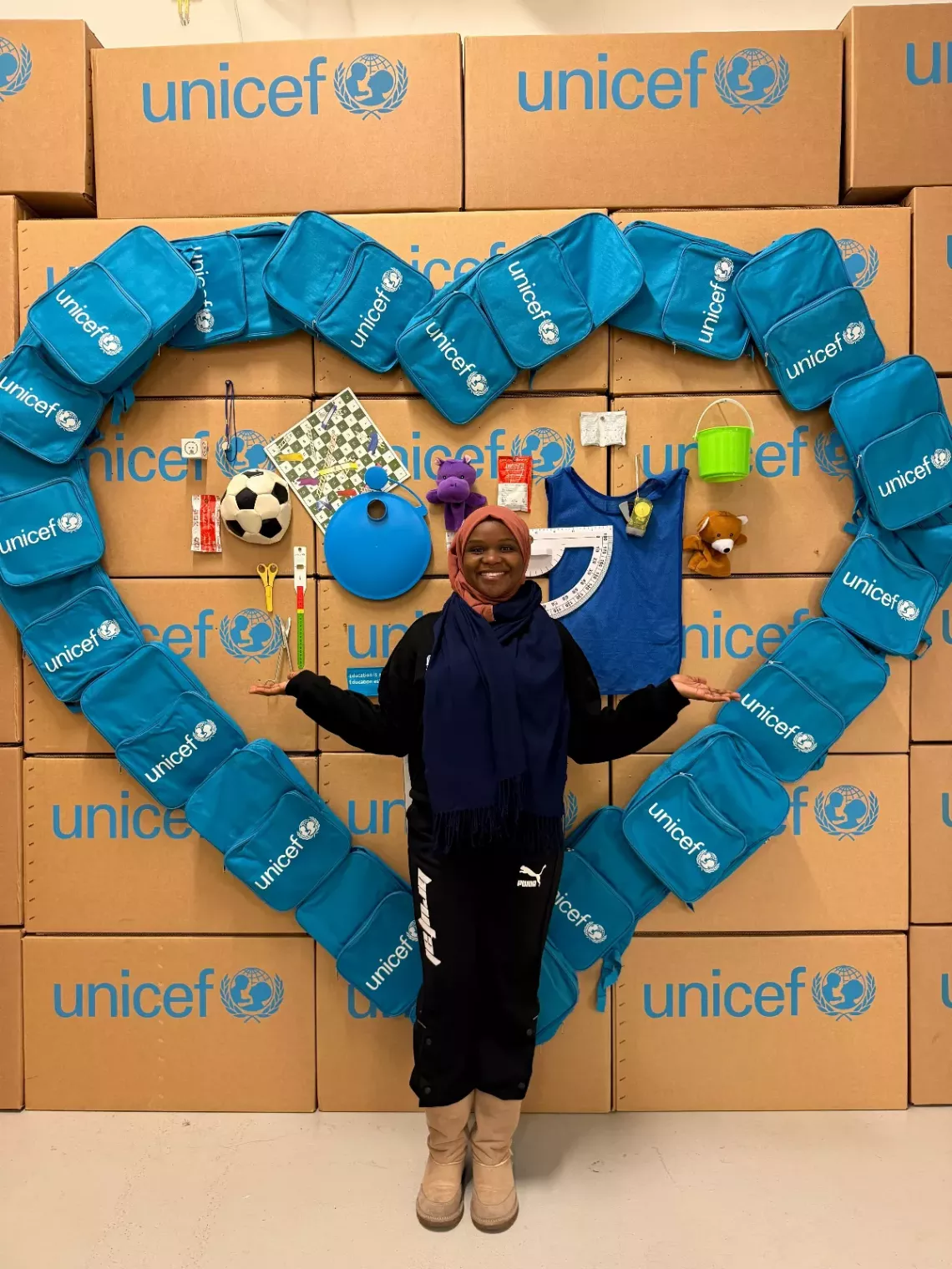 Madina at UNICEF Supply Division