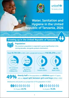 WASH in the United Republic of Tanzania, 2026 cover page
