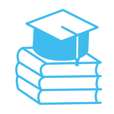 Books and the graduation cap