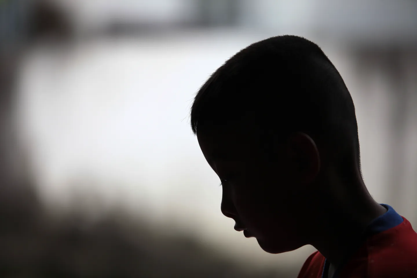 A sillhouette of a child.