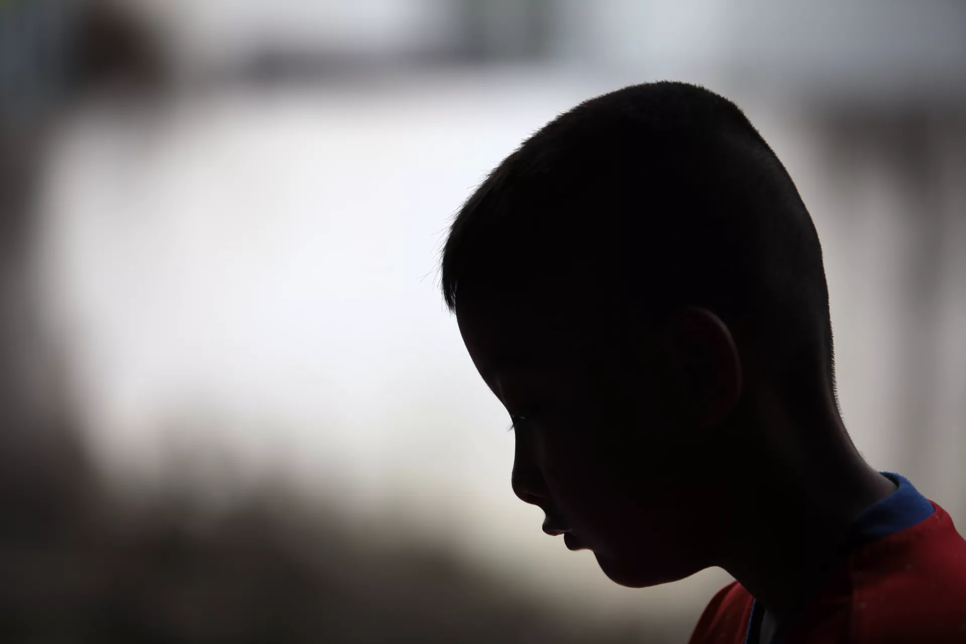 A sillhouette of a child.