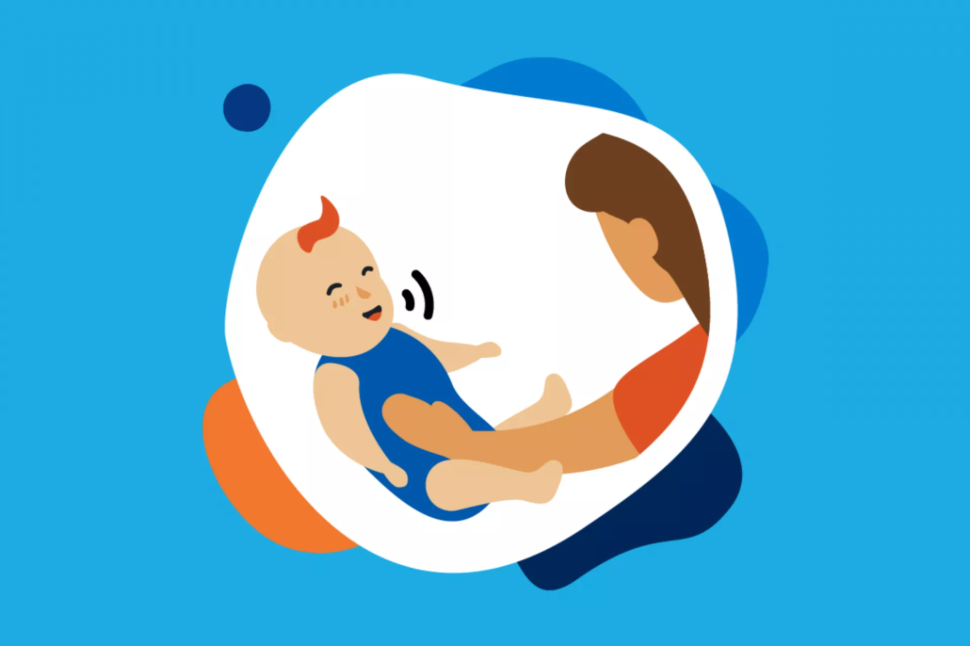 Child development at 4 months.