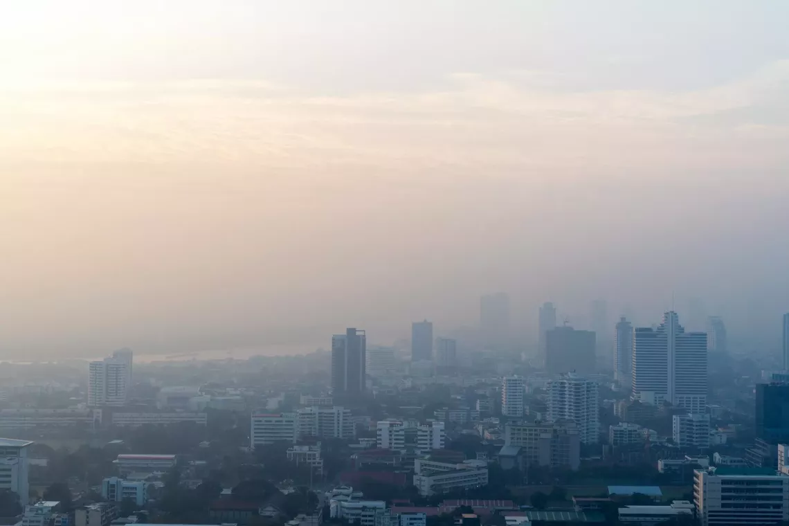 Air pollution in the city