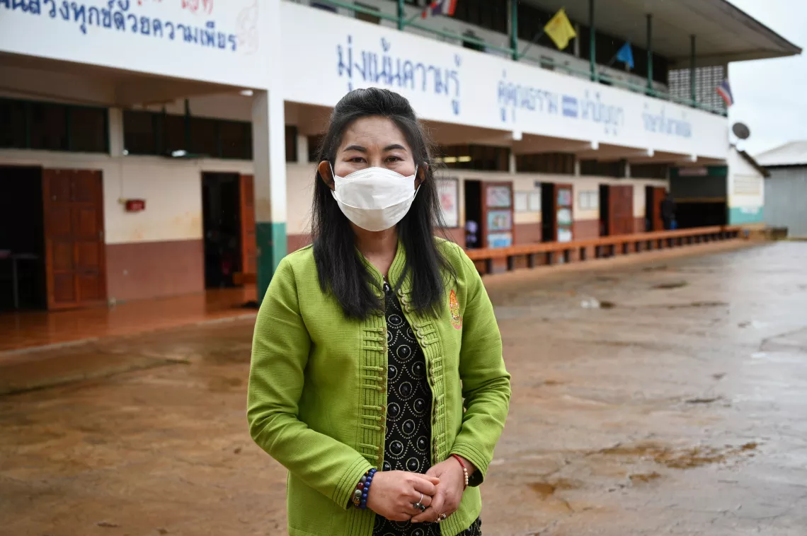 Sirapassorn Chumputhep, the director of Thai Raj Kiri school.