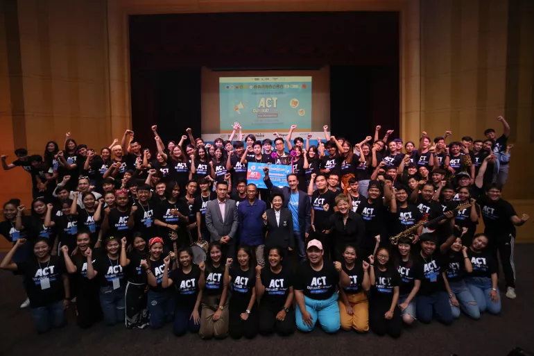 More than 100 Thai youth came together this week to stage a series of performances in a bid to amplify the voices of children and youth across Thailand on issues that affect their lives and well-being