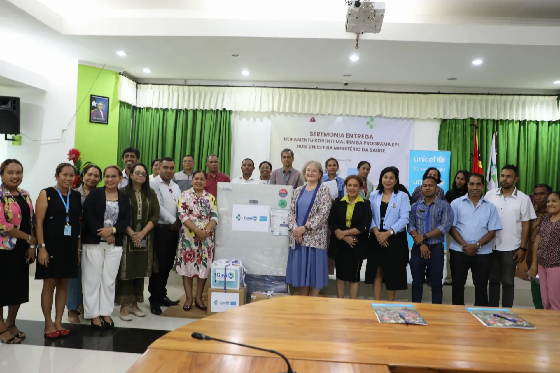 Speech delivered by Teija Vallandingham, OiC UNICEF Representative in Timor-Leste at the Occasion of the Handover of Cold Chain Equipment and Spare Parts to MoH with the support of GAVI, Dili, 23 March 2026 