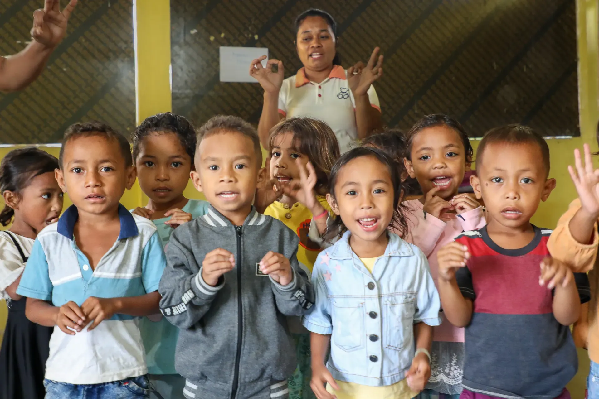 Preschool is an opportunity for children to learn through singing and play.