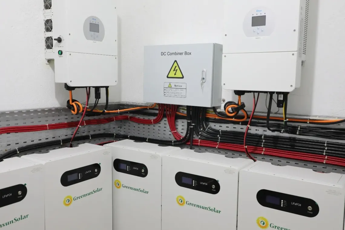 Solar Panel Management Systems at the health centre. 