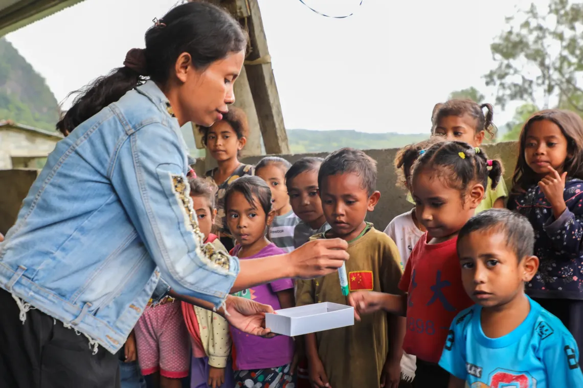 Ensuring her students are ready for primary school is Joana&rsquo;s number one priority.