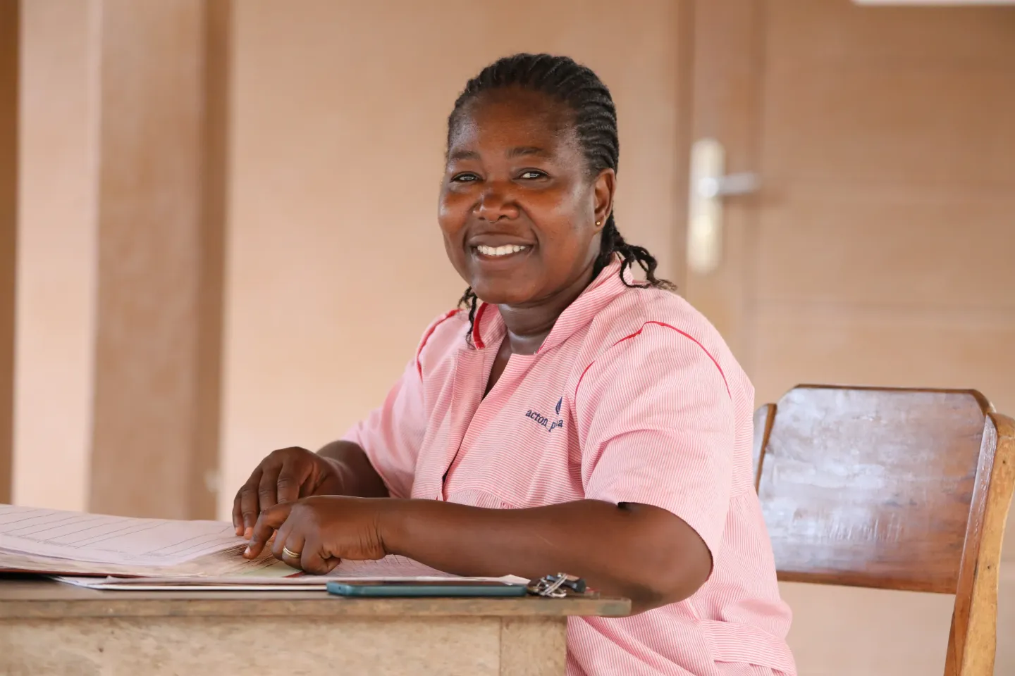 Reine Ameyibo, sage femme au Centre M&eacute;dico-Social de Atitogon, Bas-Mono, r&eacute;gion Maritime