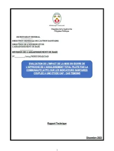 Page de garde Rapport &eacute;valuation de l'impact ATPC 