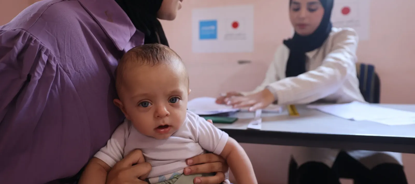 UNICEF delivered lifesaving nutrition supplies for vulnerable Palestinian children in Gaza's Middle Area.
