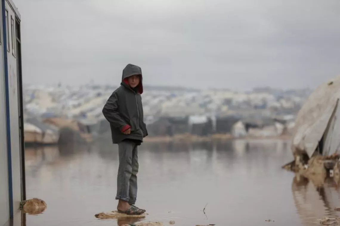 シリアの少年。