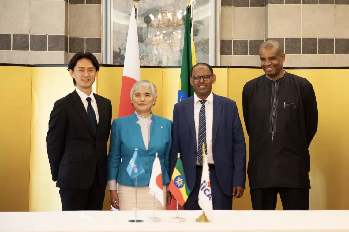 Japan donates over $8 million to UNICEF to restore education and provide WASH services in schools in conflict-affected areas in Ethiopia