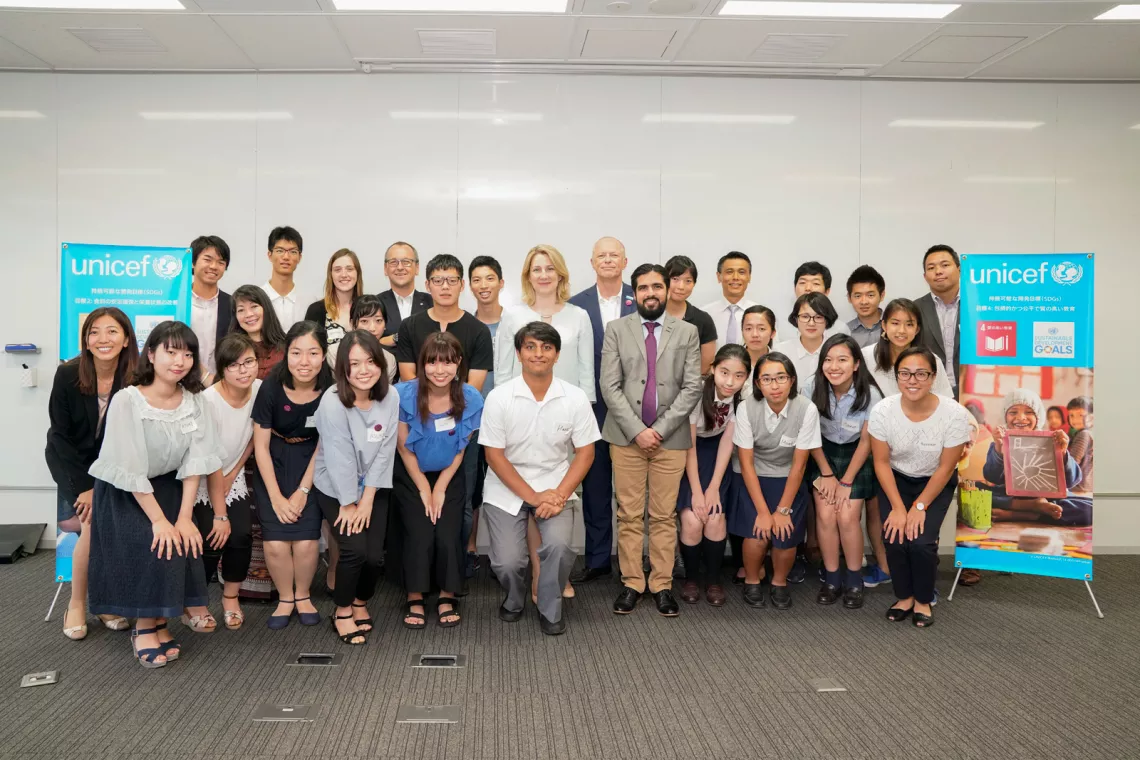 日本の高校生・大学生がUNICEF幹部職員と公平性をテーマに対話　よりよい世界のために、若者ができること