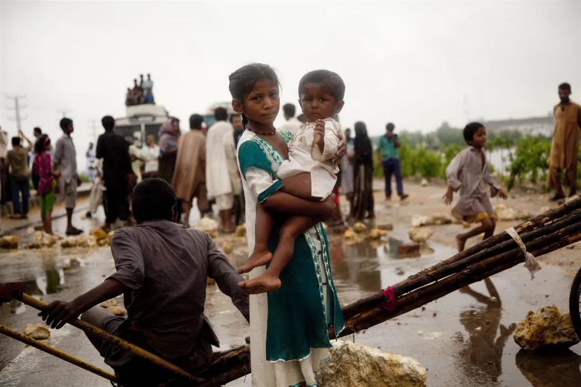 日本政府、UNICEFを通じたパキスタン洪水被災者支援をいち早く表明