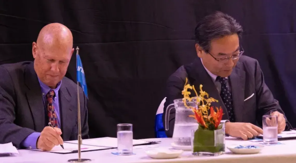UNICEF Pacific Fiji signing ceremony