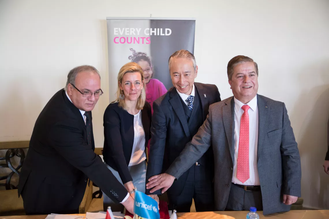 日本政府、パレスチナの子どもにUNICEFを通じ5億400万円の支援を決定