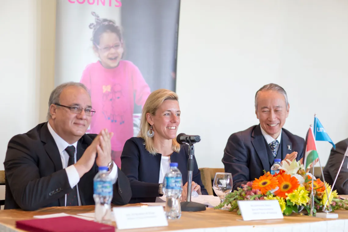 日本政府、パレスチナの子どもにUNICEFを通じ5億400万円の支援を決定