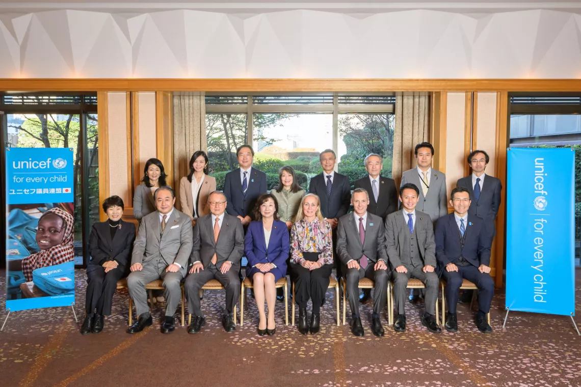 ユニセフ議員連盟朝食会
