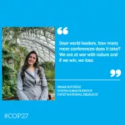 Climate Envoy Pinar Quote Card