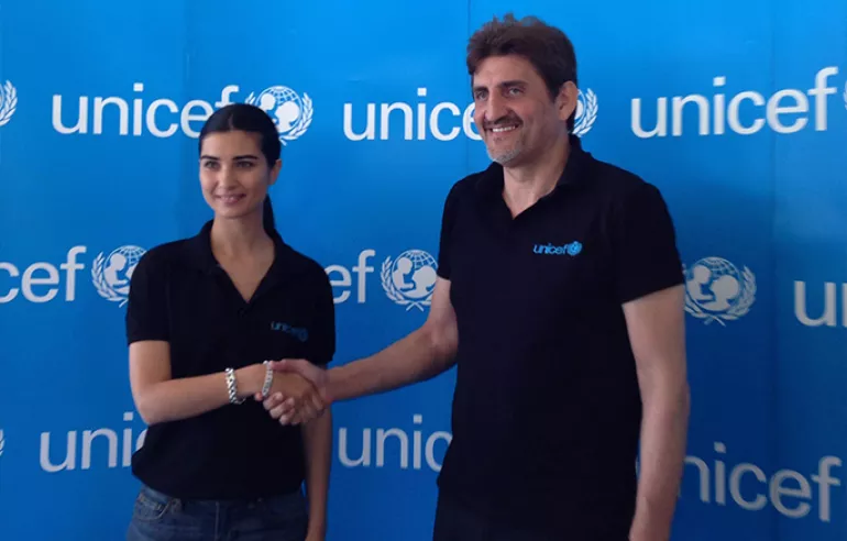 Tuba B&uuml;y&uuml;k&uuml;st&uuml;n, UNICEF ile Birlikte &Ccedil;ocuklar i&ccedil;in &Ccedil;alışacak!