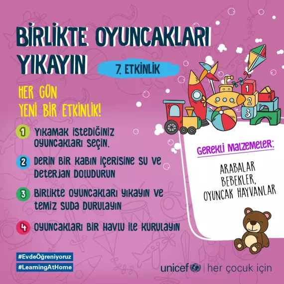 oyuncak yıkayın