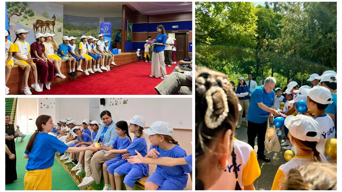 Collage of images of children from sessions