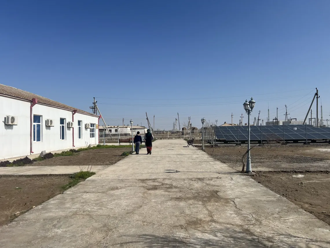 a solar photovoltaic (PV) energy system at the Talhatanbaba Rural Health Centre in Yoloten etrap
