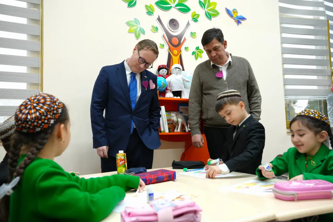 Pupils are working on DIY project