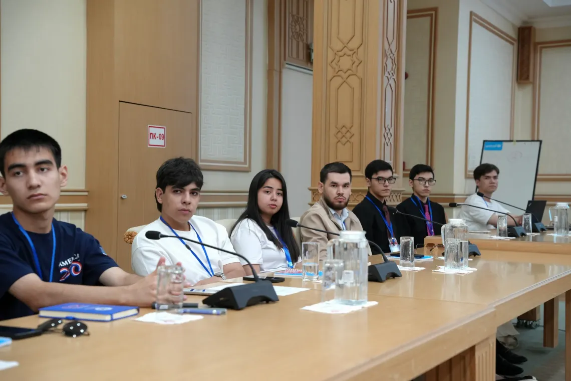 Participants listening to remarks