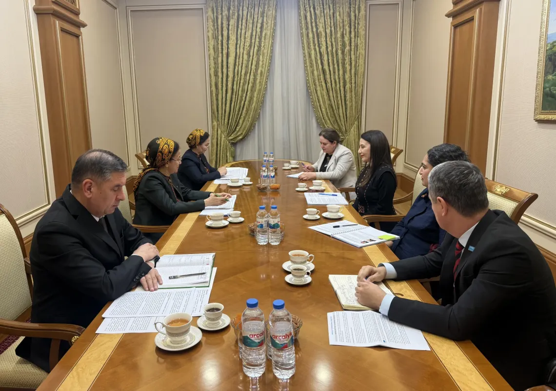 A group of people at the meeting