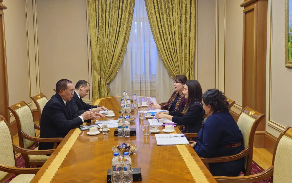 A group of people during the discussions