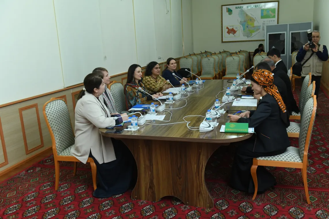 A group of people during the discussions