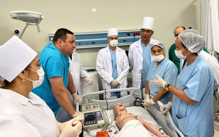 Training on neonatal and pediatric emergency care 