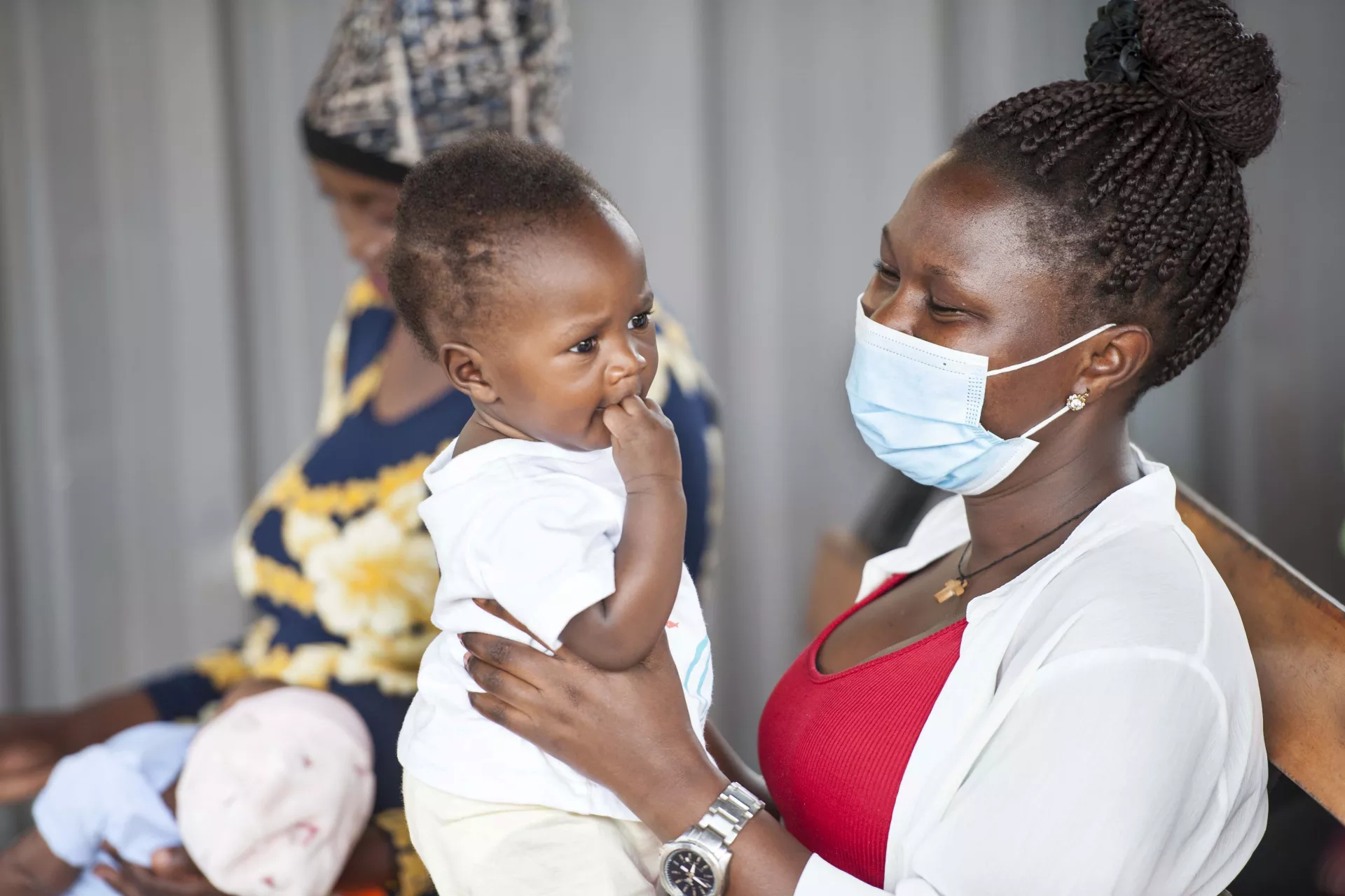 mother, child, infant, immunization, Uganda, children, Kampala