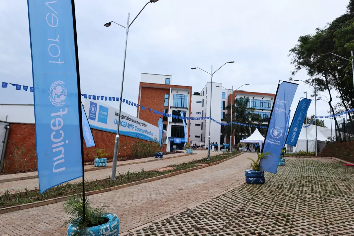 Launching the UNICEF-WFP office in Mbuya, Kampala District