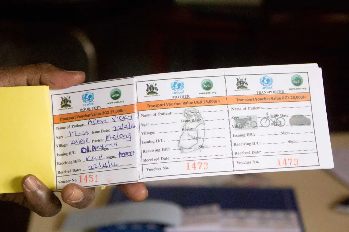 Maternal and newborn health interventions supported by UNICEF