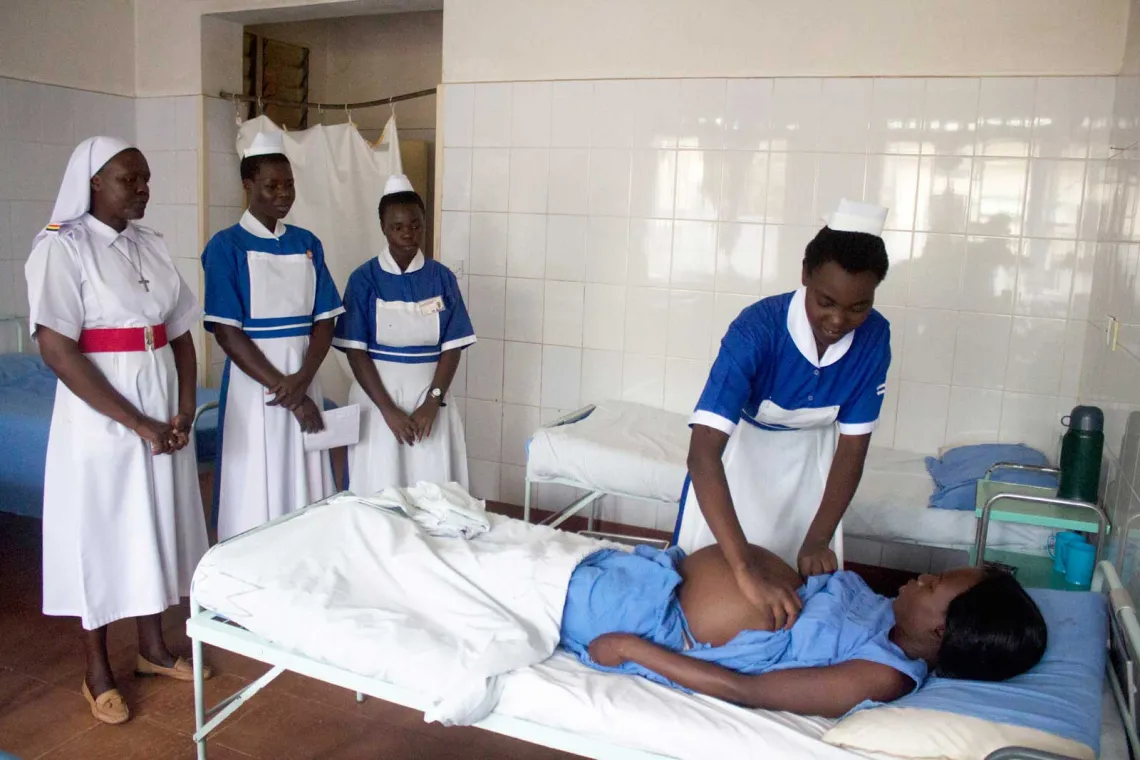 Maternal and newborn health interventions supported by UNICEF