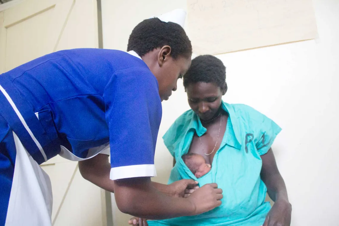 Maternal and newborn health interventions supported by UNICEF