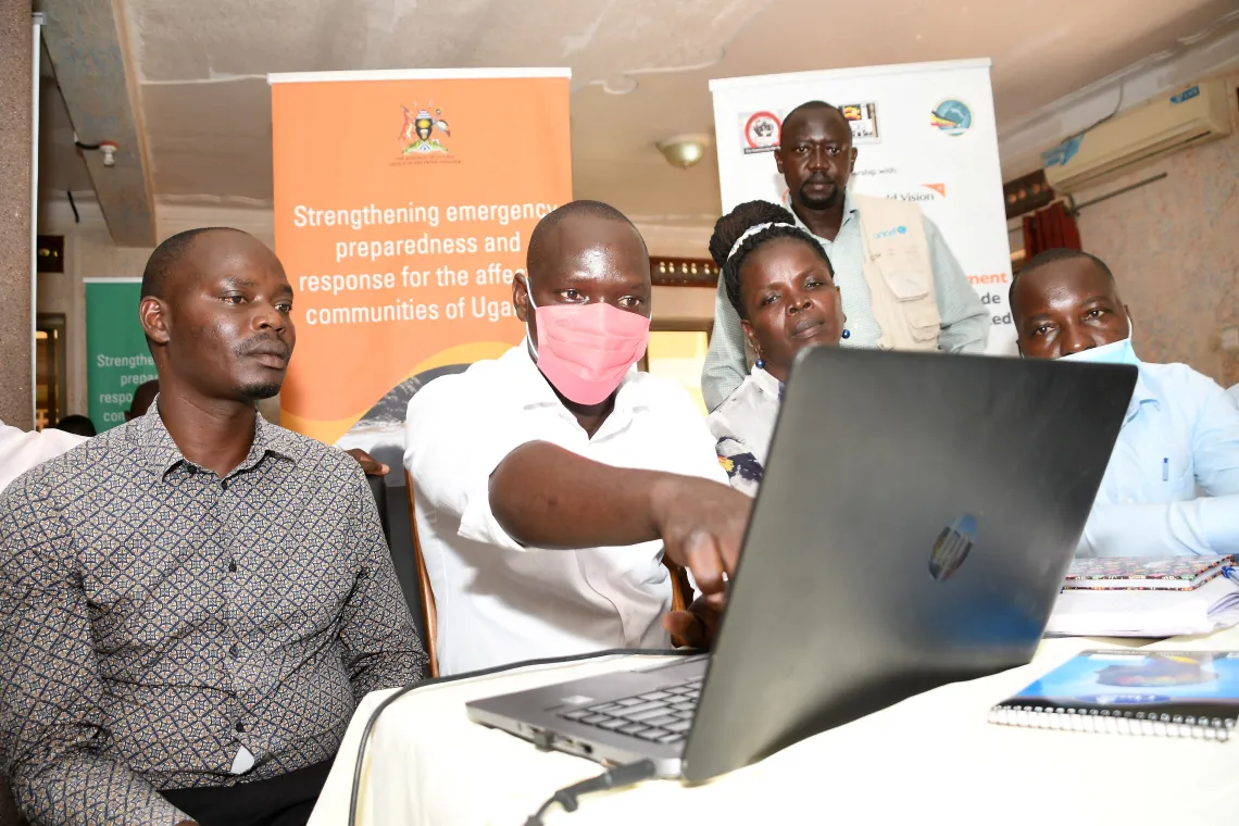 disaster preparedness, risk reduction, emergency preparedness and response, flooding, floods, mudslides, landslides, Uganda, UNICEF, Japan, Government of Japan, Office of the Prime Minister, Uganda Red Cross, Bundibugyo, district disaster management committees, DDMCs