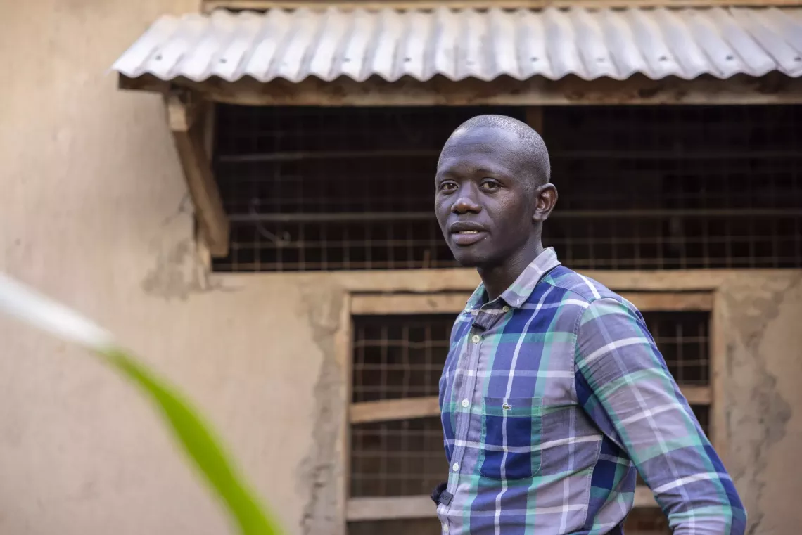 Yonah Namayo, 24, chairperson of the Kamuli Network of Young People Living with HIV, Kamuli District &ndash; 8 May 2025.
