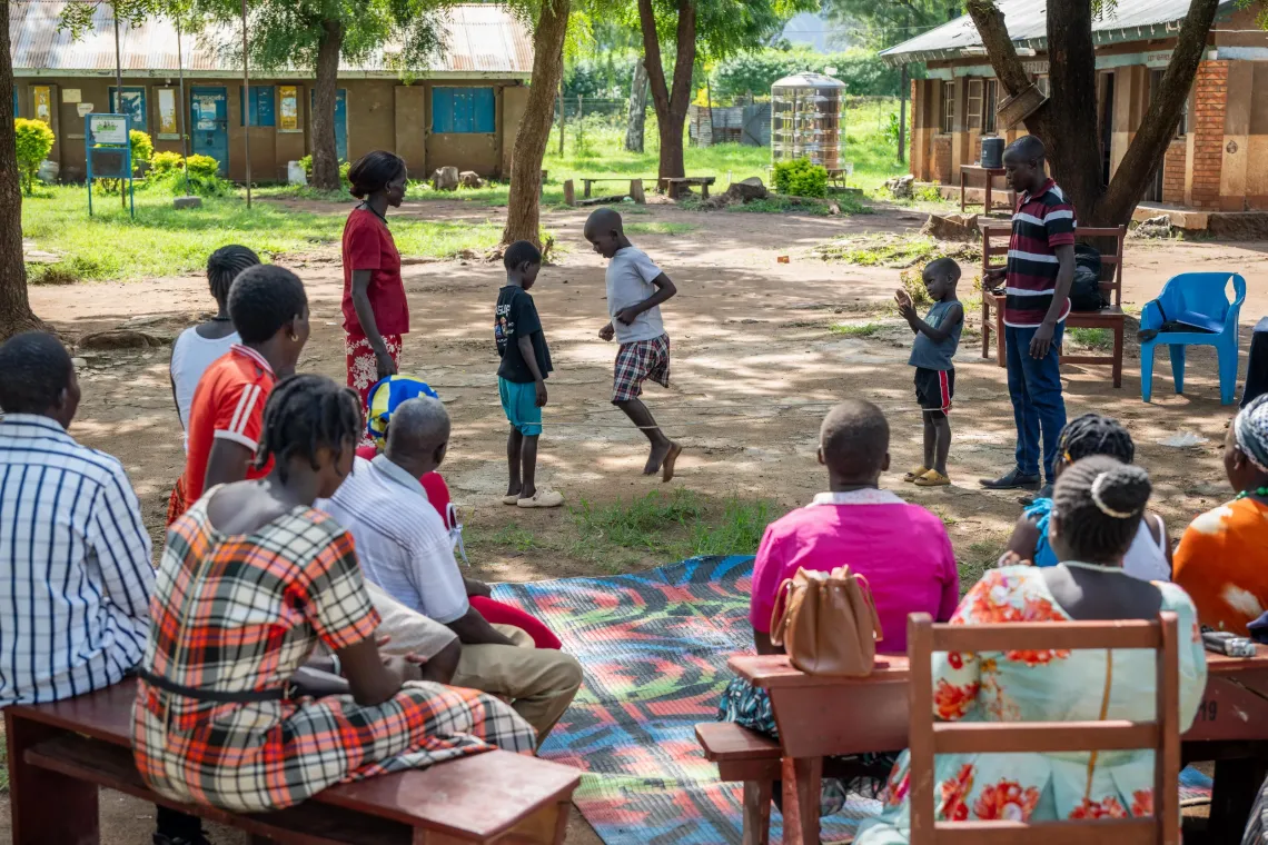 As part of UNICEF's commitment to early learning and Child development, a number of ECD play Labs were established across the karamoja subregion safe, child friendly spaces where young children can learn through play, guided by trained caregivers. 