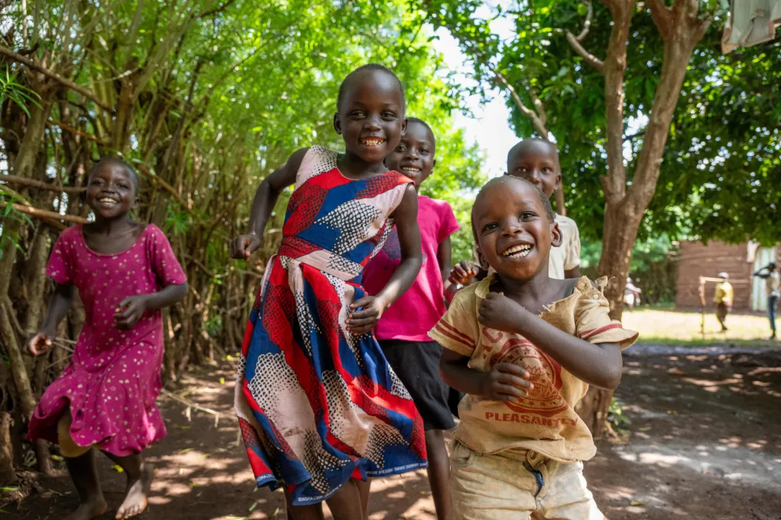 As part of UNICEF's commitment to early learning and Child development, a number of ECD play Labs were established across the Karamoja subregion safe, child friendly spaces where young children can learn through play, guided by trained caregivers.