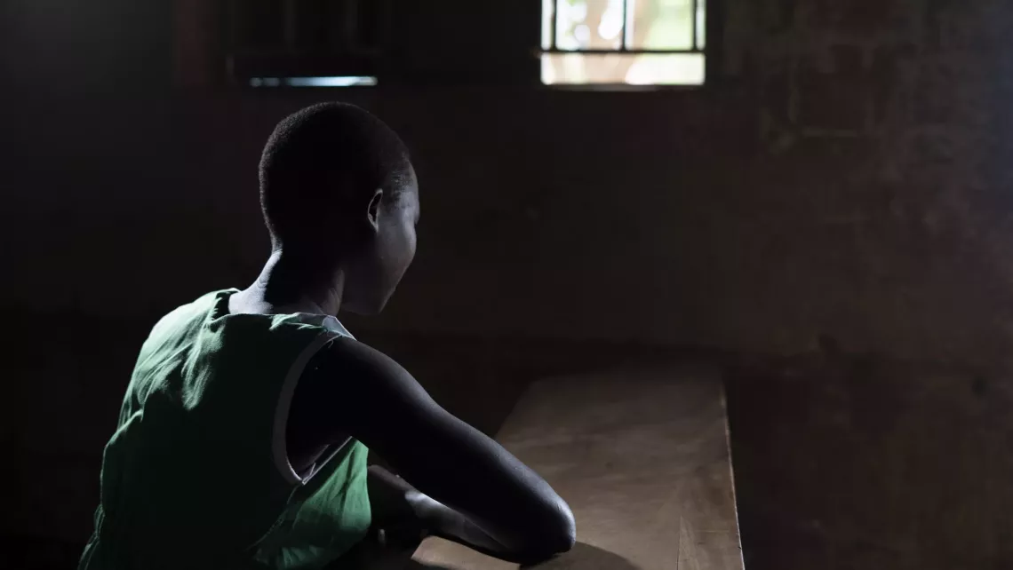 Jane (not real name), 15, is a resettled learner at Loodoi Primary School in Napak District, Karamoja sub-region. 