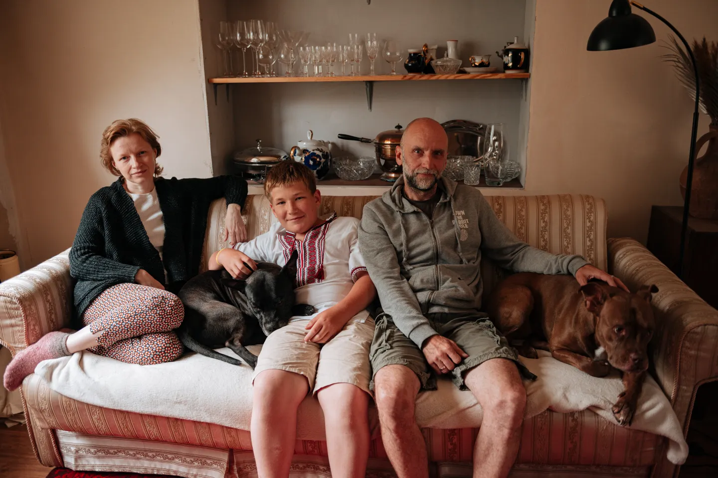 Lyudmila and Oleksandr from Kharkiv became temporary guardians of Andrii, who lost contact with his family in Izyum