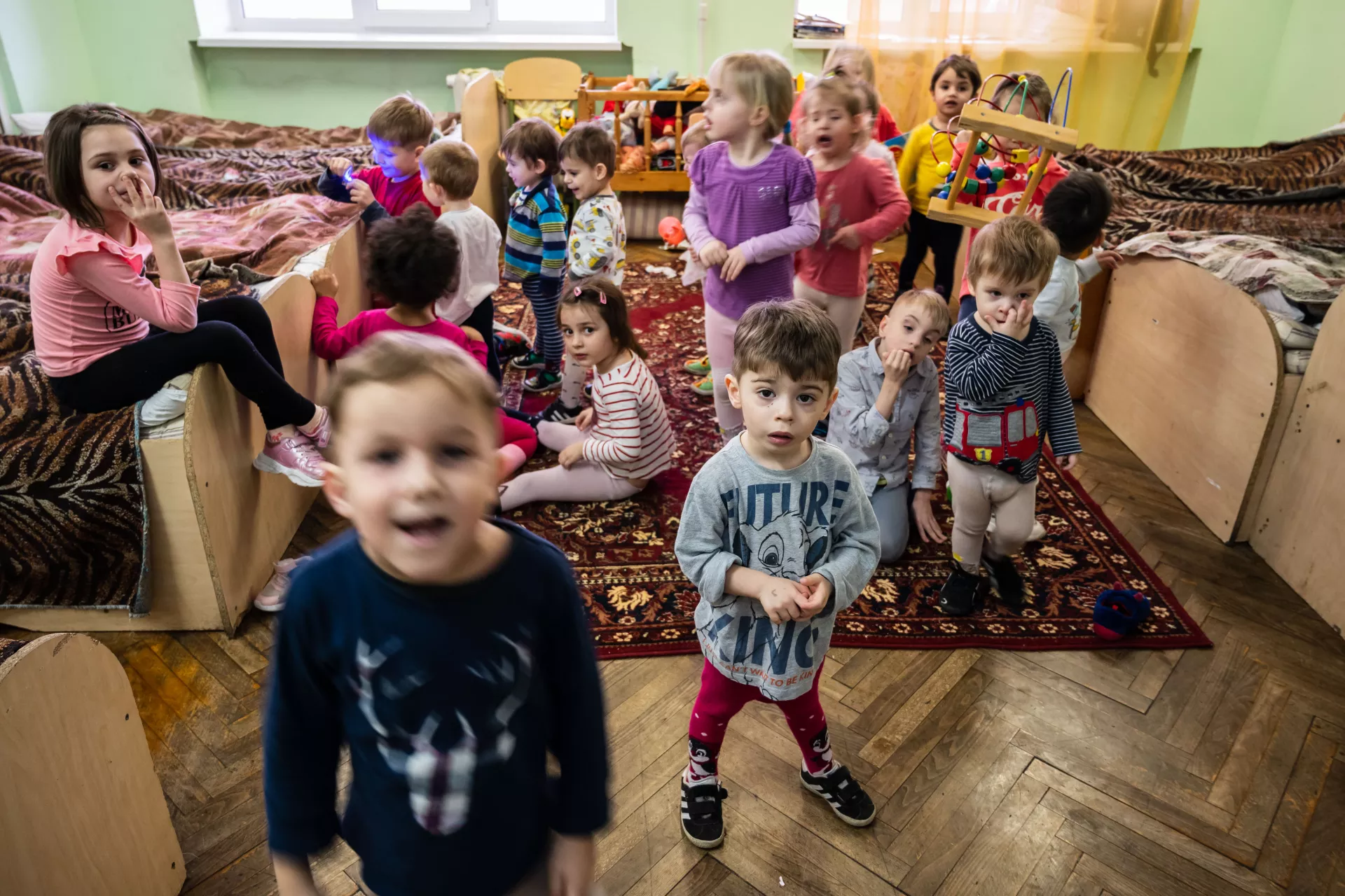 Orphans saved from shelling find shelter in western Ukraine | UNICEF