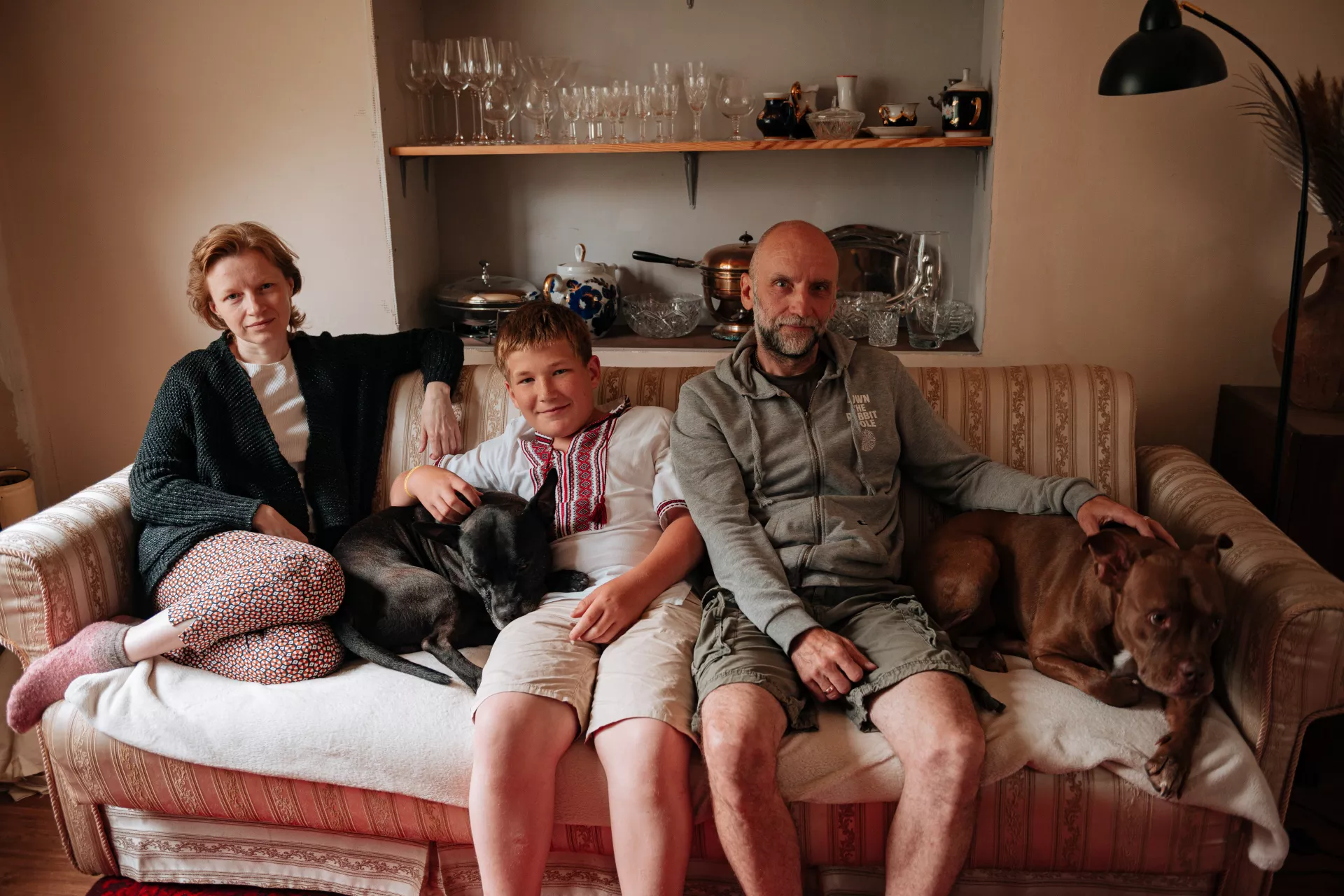 Lyudmila and Oleksandr from Kharkiv became temporary guardians of Andrii, who lost contact with his family in Izyum