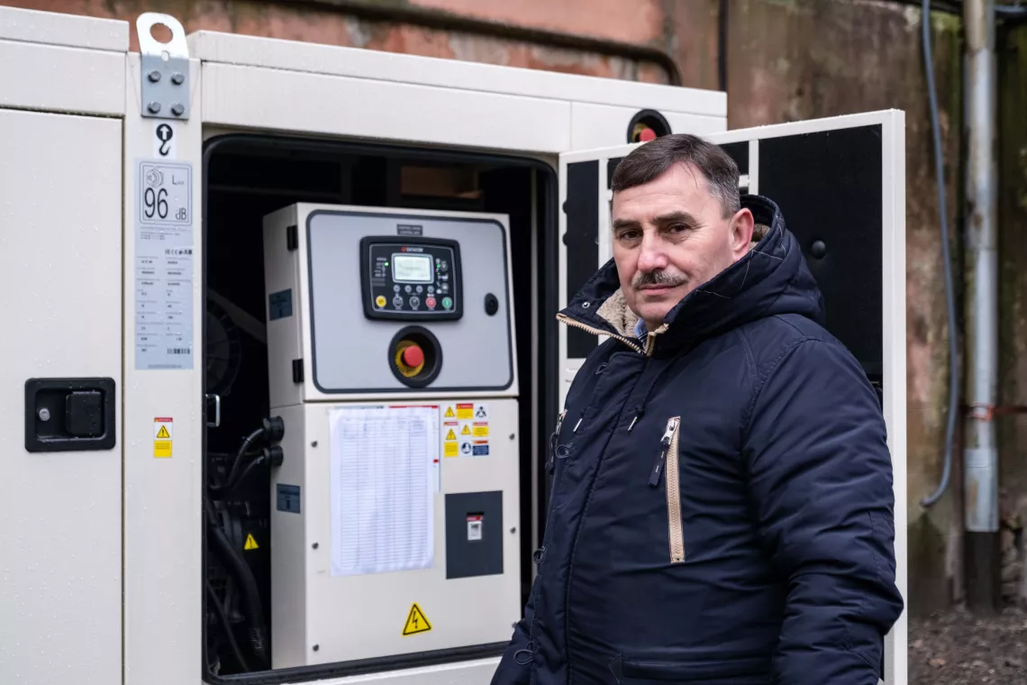 Oleh Antonyak, technical director of the hospital