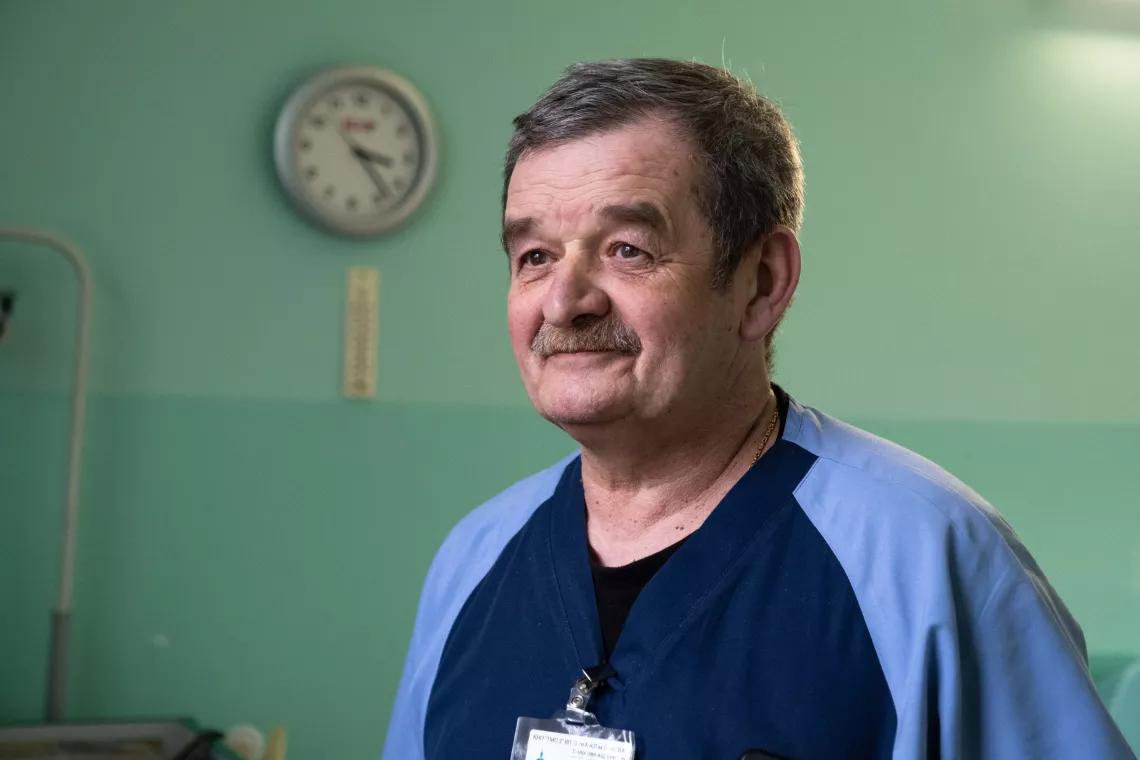 Oleh Dankov, the head of the Lviv Third Clinical Hospital maternity ward